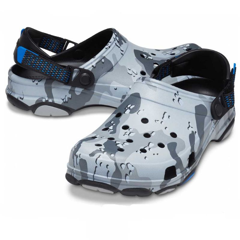 Crocs Classic All Terrain Desert Camo Clog Black/Grey UK 10-11 EUR 45-46 US M11 (207305-097)